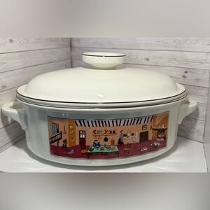 Villeroy & Boch Naïf 2QT Covered Casserole Dish With Lid - Oven To Table